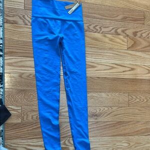 Skims Azul blue soft seamless leggings